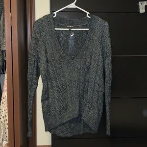 Express dark gray sweater